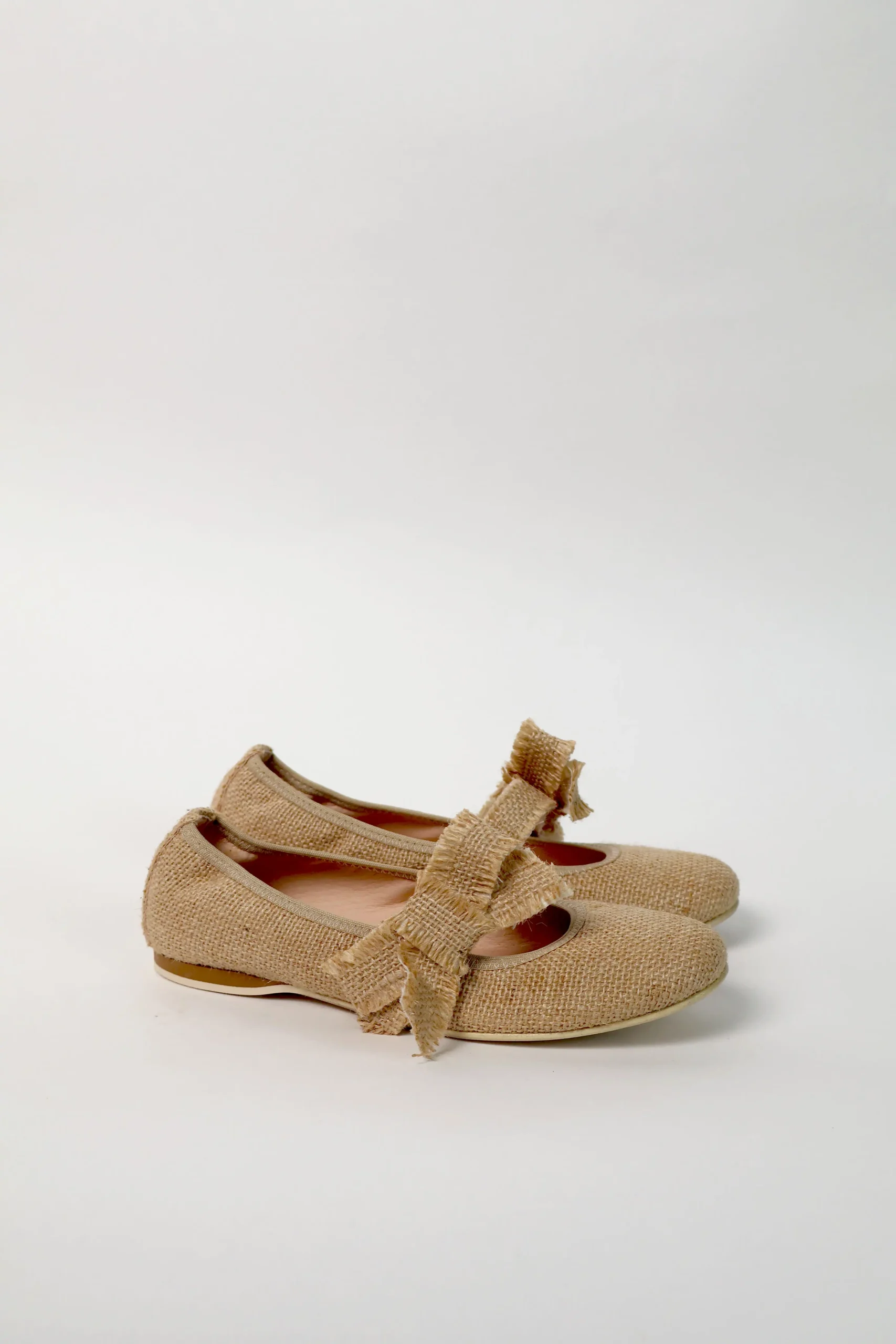 Front jute ballerina